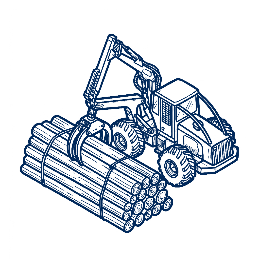 Plastic Parts - Forestry Industry