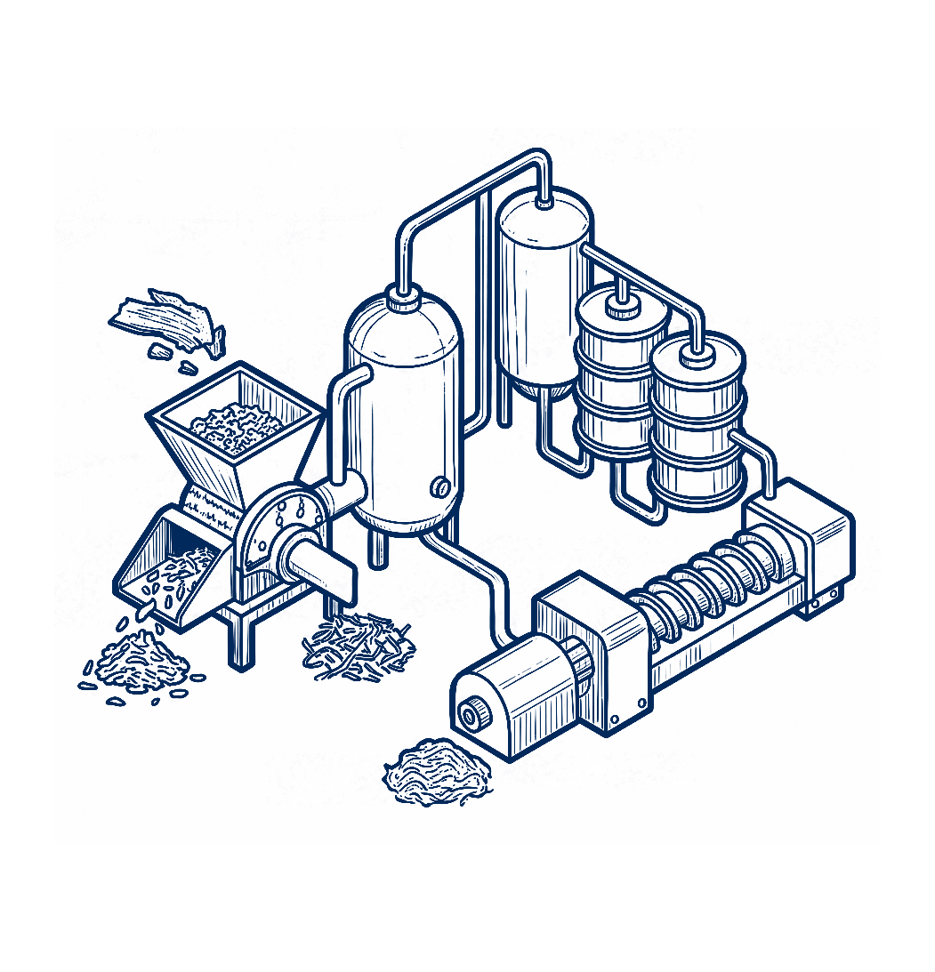 Plastic Parts - Pulp Mill Industry
